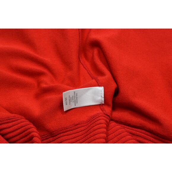 NEW Avenue Women's Plus Size 26/28 Red Long Sleeve Draped Cardigan New W/ Tags - Picture 8 of 8